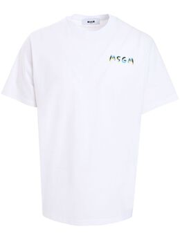 MSGM: Футболка с принтом 