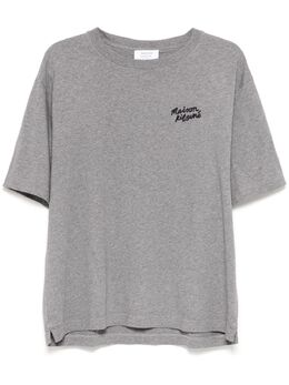 Maison Kitsuné: Тёмная футболка 
