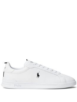 Polo Ralph Lauren: Белые кроссовки 