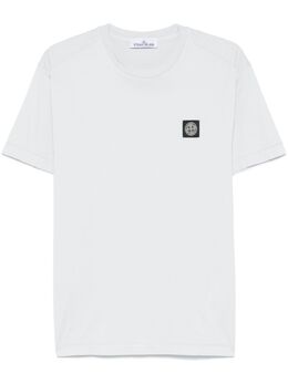 Stone Island: Светлая футболка  Compass