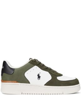 Polo Ralph Lauren: Зелёные кроссовки 