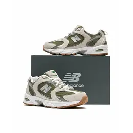 New Balance: Зелёные кроссовки  530