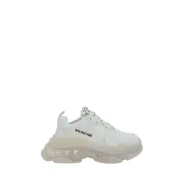 Balenciaga: Чёрные кроссовки  Triple S