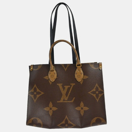 Louis Vuitton: Коричневая сумка-шоппер 