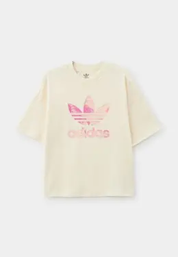 adidas Originals: Белая футболка 