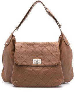 CHANEL Pre-Owned: Коричневая сумка-шоппер 
