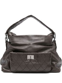 CHANEL Pre-Owned: Коричневая сумка-шоппер 