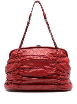 CHANEL Pre-Owned: Красная сумка-шоппер 