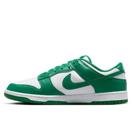 Nike: Зелёные кроссовки  Dunk Low Retro