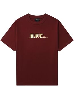 A.P.C.: Футболка с принтом 