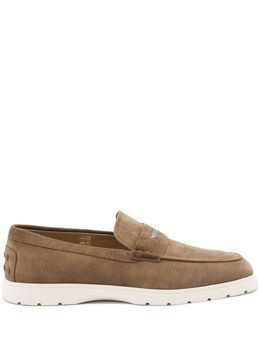 Tod's: Бежевые туфли 