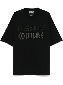 Versace Jeans Couture: Чёрная футболка 