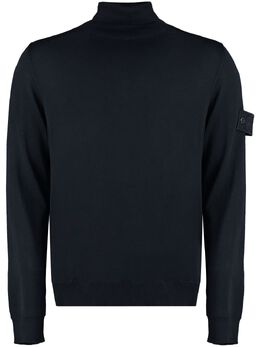 Stone Island: Синий свитер  Compass