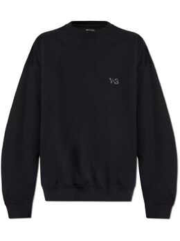 Y-3: Чёрный свитшот 