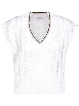 Brunello Cucinelli: Трикотажный топ 