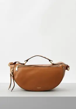 Lancel: Коричневая сумка 