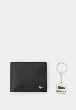 Lacoste: Чёрный кошелёк 