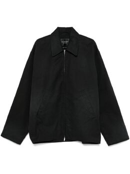 Balenciaga: Чёрная куртка 