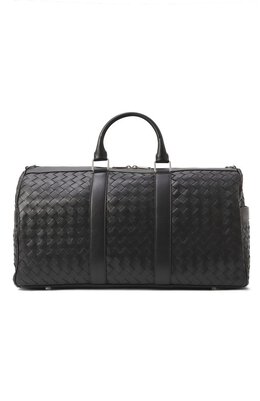 Bottega Veneta: Чёрная сумка  Intrecciato