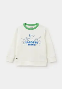 Lacoste: Белый свитер 