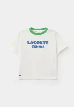 Lacoste: Белая футболка 