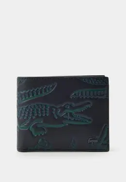 Lacoste: Чёрный кошелёк 