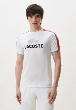 Lacoste: Белая футболка 