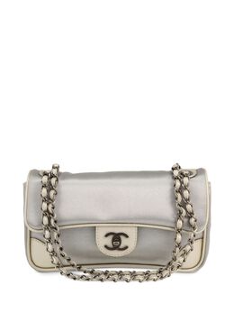 CHANEL Pre-Owned: Серебристая сумка 