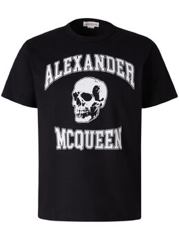 Alexander McQueen: Футболка  Skull с принтом