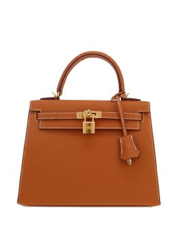 Hermès Pre-Owned: Коричневая сумка-шоппер 