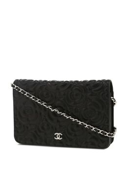 CHANEL Pre-Owned: Чёрный кошелёк 