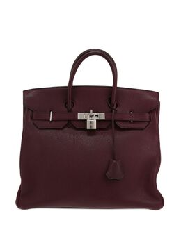 Hermès Pre-Owned: Тёмная сумка-шоппер 