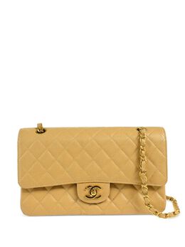 CHANEL Pre-Owned: Бежевая сумка 