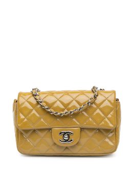 CHANEL Pre-Owned: Жёлтая сумка через плечо 