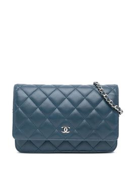 CHANEL Pre-Owned: Голубой кошелёк 