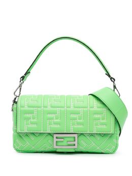 Fendi Pre-Owned: Зелёная сумка 