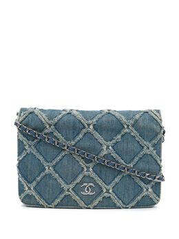 CHANEL Pre-Owned: Голубой кошелёк 