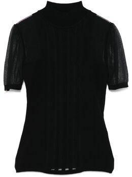 Elisabetta Franchi: Чёрный топ 