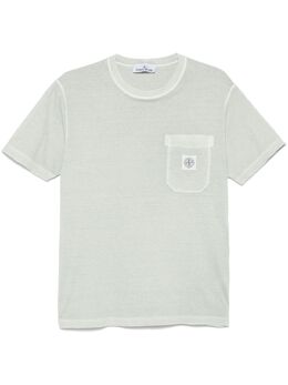 Stone Island: Зелёная футболка  Compass