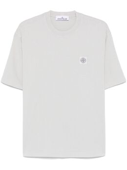 Stone Island: Светлая футболка 