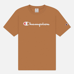 Champion: Коричневая футболка 