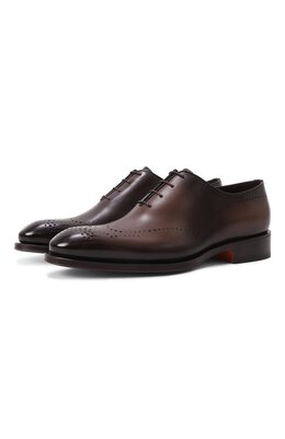 Santoni: Коричневые туфли 