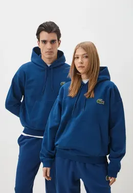 Lacoste: Синяя толстовка 