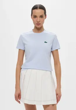 Lacoste: Голубая футболка 