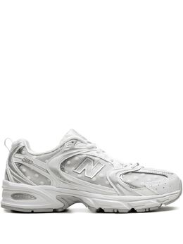 New Balance: Серебристые кроссовки  530