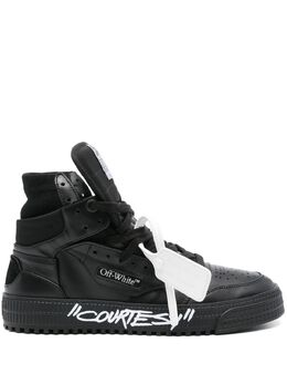 Off-White: Чёрные кроссовки  Off Court