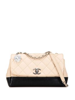 CHANEL Pre-Owned: Двухцветная сумка через плечо 