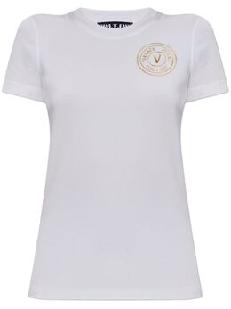 Versace Jeans Couture: Белая футболка 