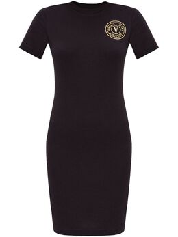 Versace Jeans Couture: Чёрное платье 