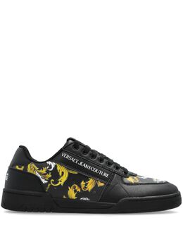 Versace Jeans Couture: Чёрные кроссовки 